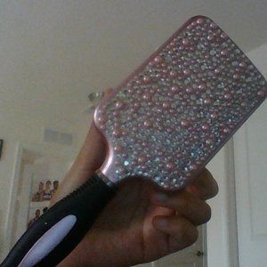A Bedazzled hair brush